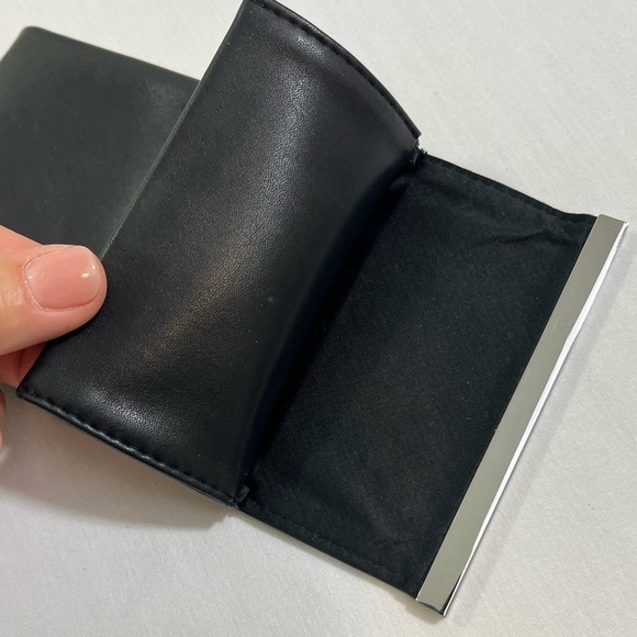 FENDI Leather Pouch Case, Black - Picture 5 of 9